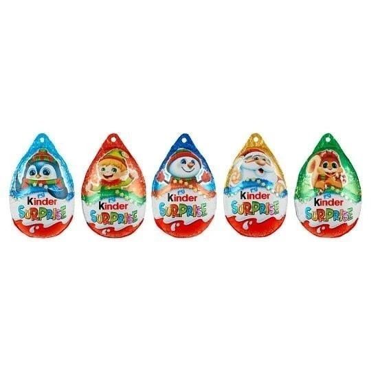 Шоколадне яйце Kinder сюрприз новорічний 20 г 2063471158 фото