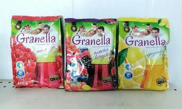 Чай фруктовий гранульований Granella (Гранелла) зі смаком лимона та малини 400 г 1622345079 фото