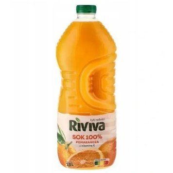 Сік (Фреш) Апельсиновий Натуральний, Прямий віджим, 100% сік Riviva Sok 100%, 2.8 л 2588493556 фото