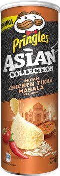 Чипси Pringles Rice Indian Tandoori Chicken Masala, Чипси Принглс курка з індійськими спеціями 160 грамів 1364035847 фото