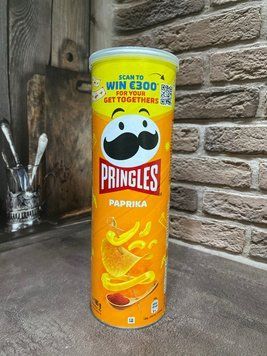 Чипси Pringles Paprika, Чипси Принглс Паприка 165 грамів 1364047508 фото