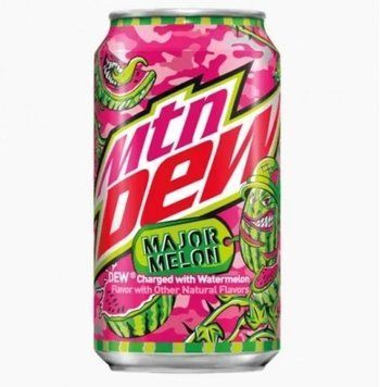 Газований напій MTN DEW Major Melon зі смаком кавуна 355 мл 2282556043 фото