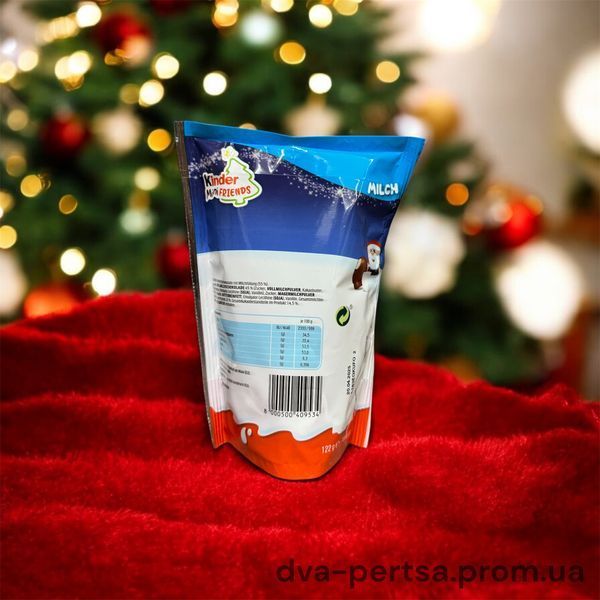 Цукерки Kinder Mini Friends Santa з молочного шоколаду з молочною начинкою, 122гр 2429303024 фото