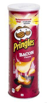 Чипси Pringles Bacon, Чипси Принглс Бекон 165 грамів 1364072278 фото