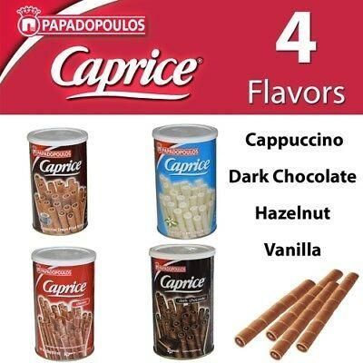 Палочки Шоколадные Papadopoulos Caprice Chocolate Wafer Rolls 250g Каприс Трубочки 746026984 фото