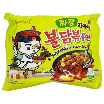 Лапша рамен острая Бульдак Jjajang Samyang 140г 2621692971 фото