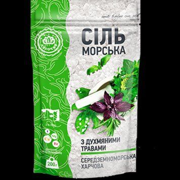 Сіль морська "Ласочка" з травами 250 г 1576473735 фото