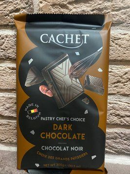 Бельгійський шоколад Cachet темний 300г 1174040718 фото