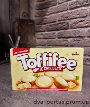 Цукерки Toffifee White Chocolate Limited Edition ірис з лісовим горіхом 125 г 2435296914 фото
