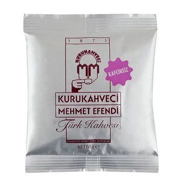 Турецький кава мелена без кофеїну Kurukahveci Mehmet Efendi 50 г оригінал, кава для турки 2530043308 фото