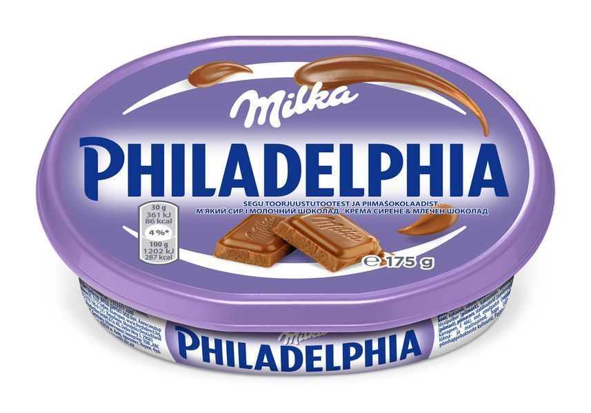 Сир Філадельфія Pheadelphia Milka оригінальна, ТМ Філадельфія Мілка, 175 грамів 1386049046 фото