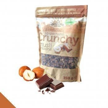 Мюслі Кранчі Crunchy Crownfield 350г шоколад, малина 1027062246 фото
