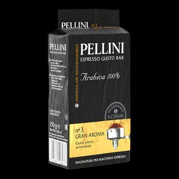 Кава мелена Pellini Gustobar Gran Aroma №3 250 г 2044193007 фото