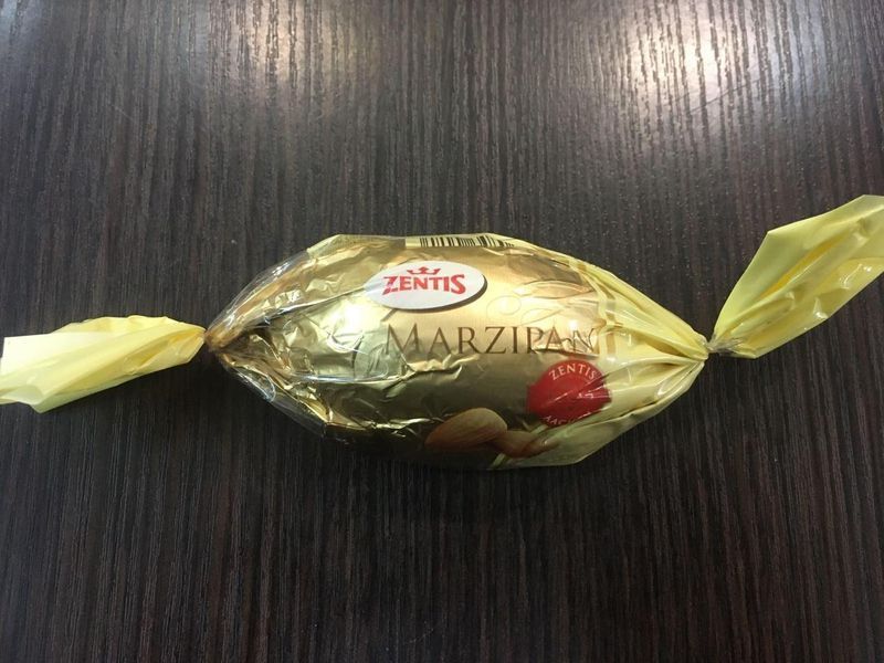 Марципановый Батончик Marzipan Zentis 100 гр, Марципан в Шоколаде 1196091227 фото