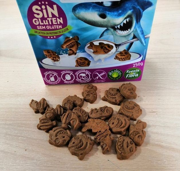 Печенье Gullon Dibus Sharkies (250 Г) Гуллон Акулы Без Глютена 1602523577 фото