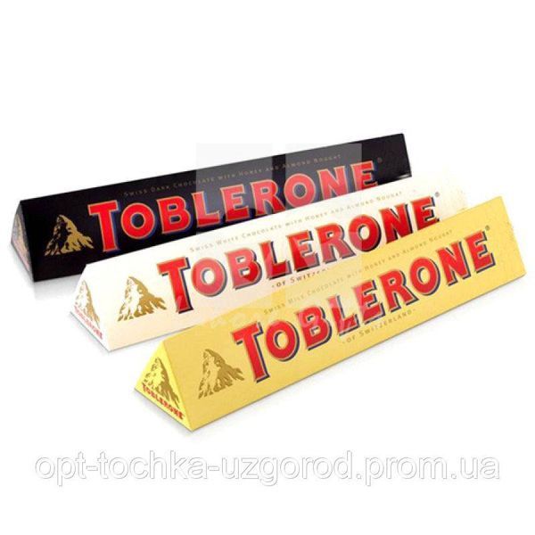 Білий шоколад Toblerione з нугою з меду та мигдалю, 100 г 951962024 фото