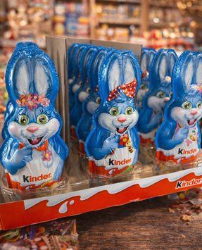 Шоколадний заєць Kinder Bunny Blue 110 грам 2575632323 фото